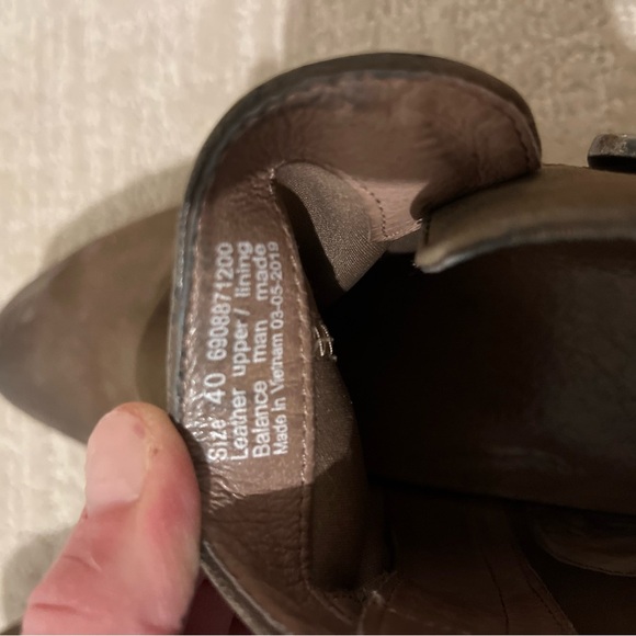 Dansko Brown Leather Ankle Boots size 40 - Picture 7 of 7